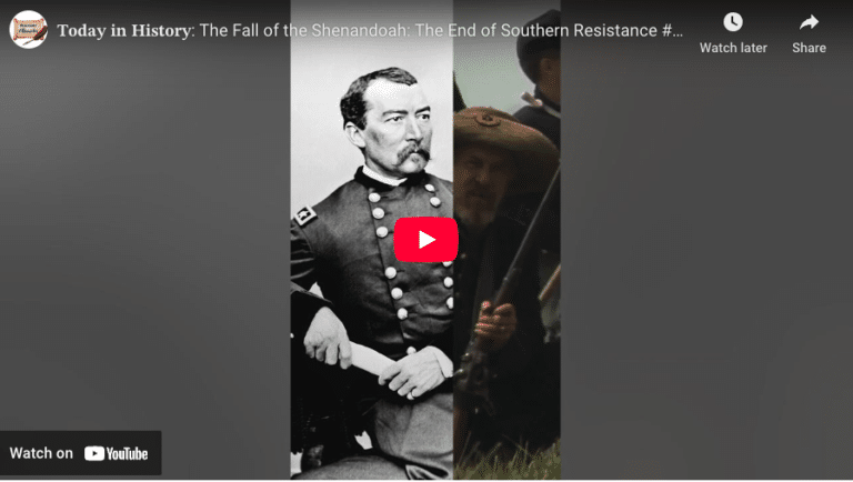 Video: Today in History: The Fall of the Shenandoah